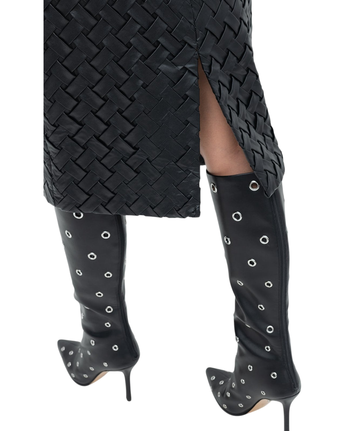 Φούστα Midi με ιδιαίτερη πλέξη ODILIA