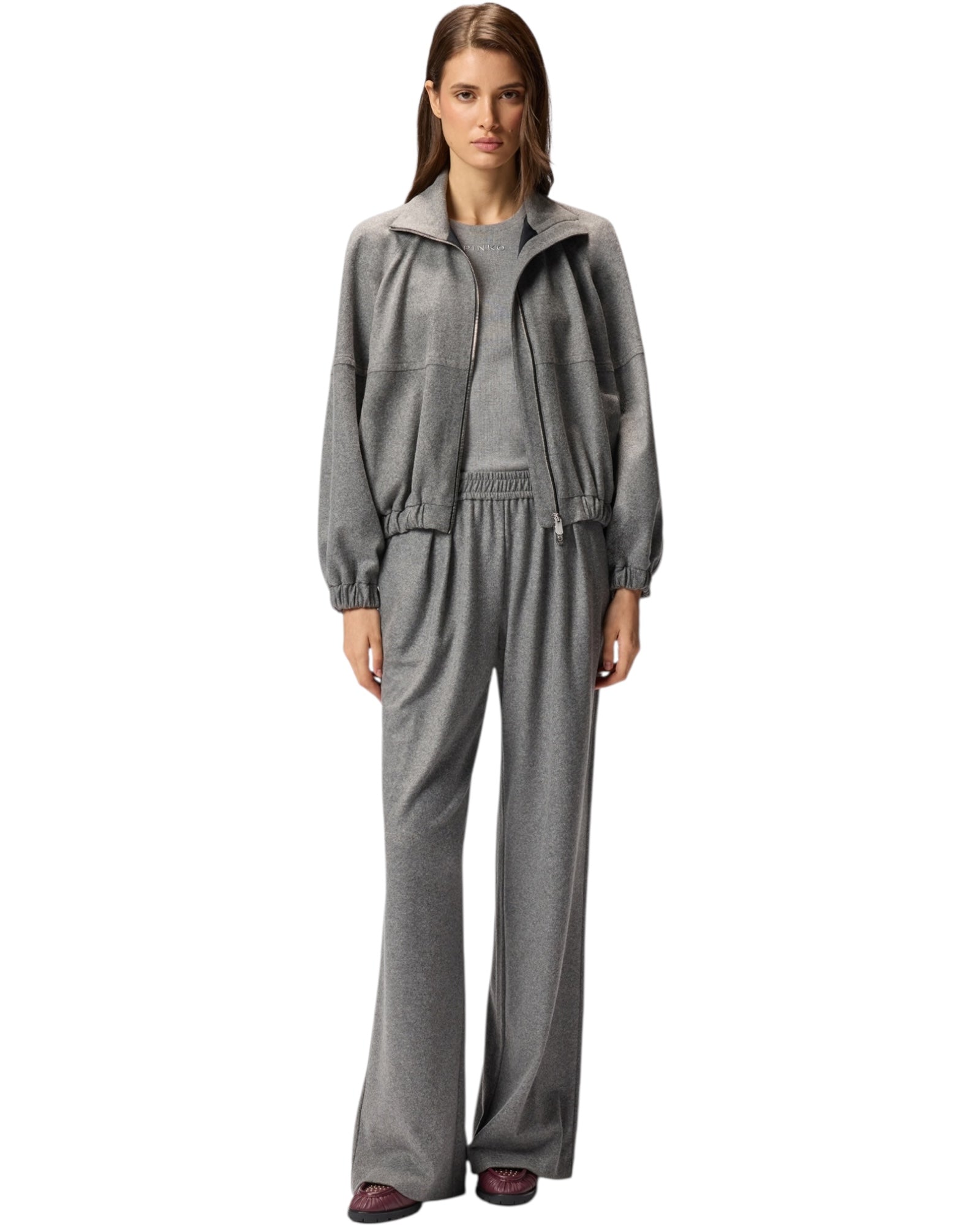 Μακρύ παντελόνι με φαρδιά μπατζάκια RAMONA