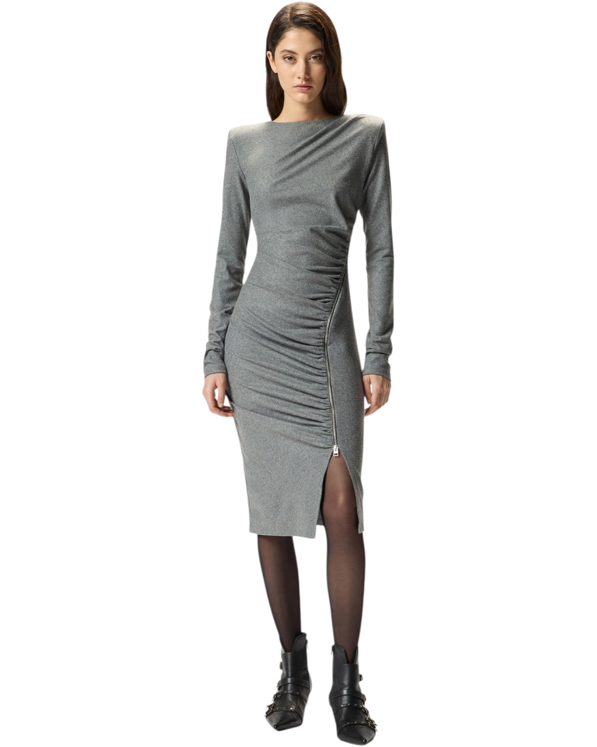 Μίντι φόρεμα σε στενή γραμμή ALMUNDENA