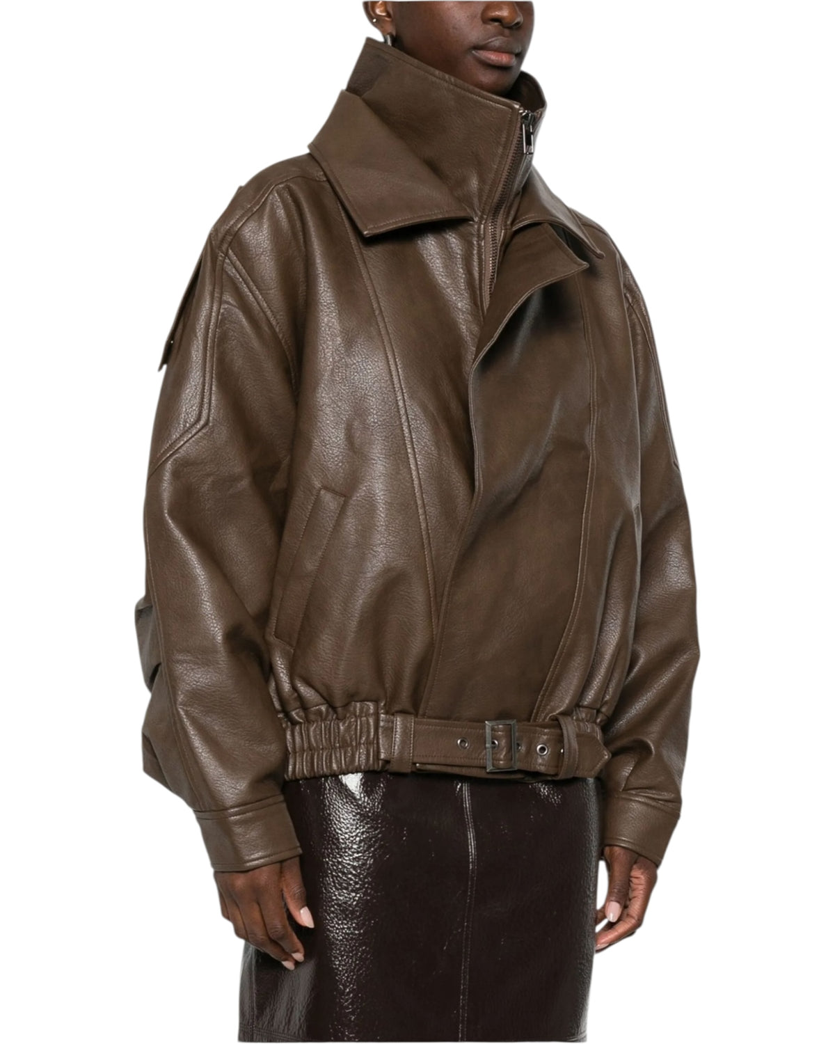 Γυναικείο μπουφάν bomber με φερμουάρ