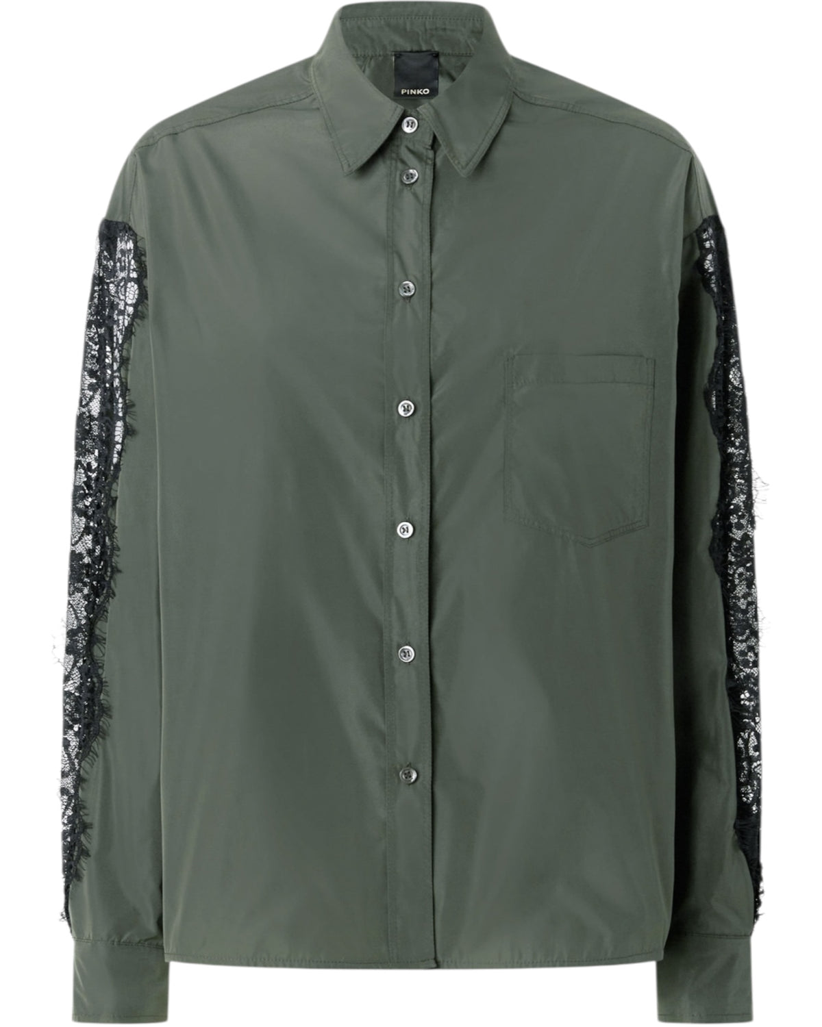 Πουκάμισο με δαντελένια ένθετα CARMITA