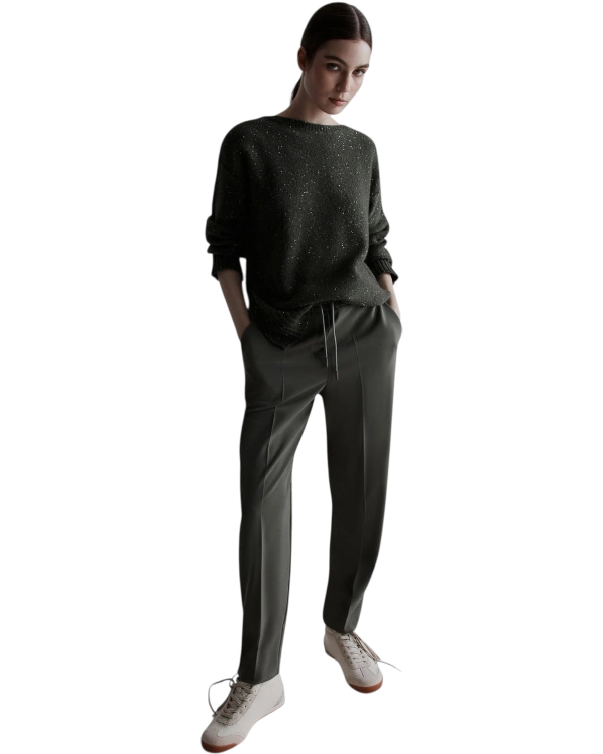 Ελαστικό παντελόνι twill SEME