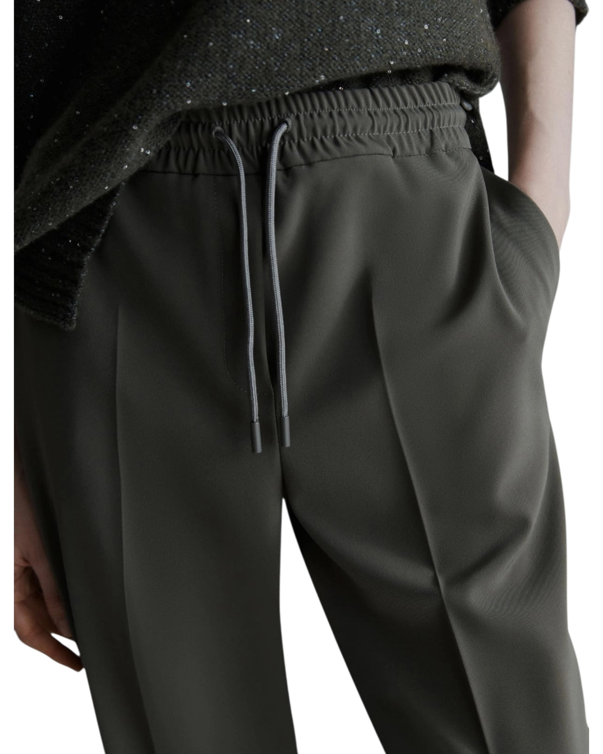 Ελαστικό παντελόνι twill SEME