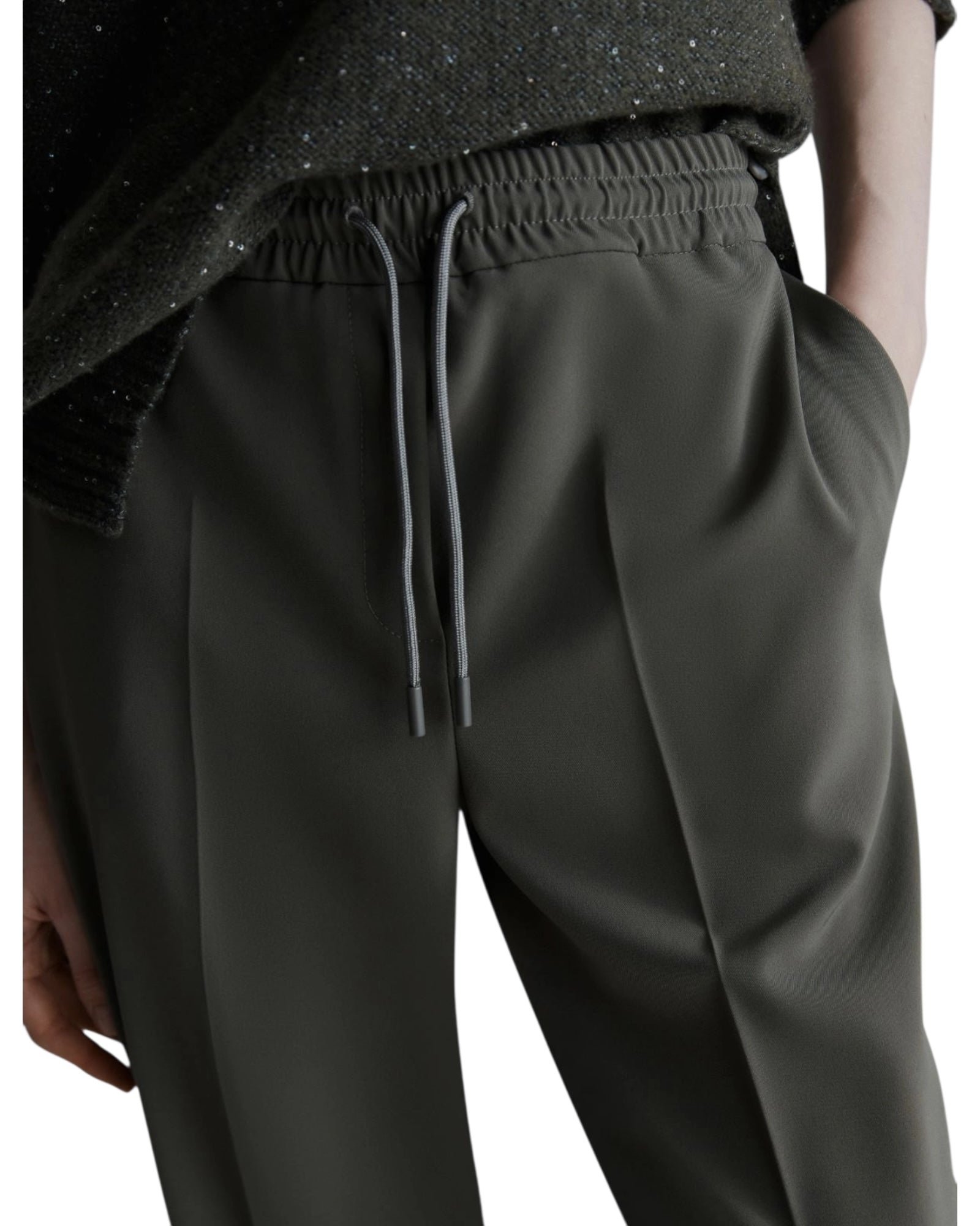 Ελαστικό παντελόνι twill SEME