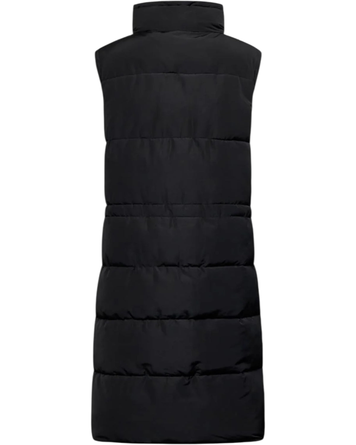 Μακρύ γιλέκο με επένδυση και ζώνη