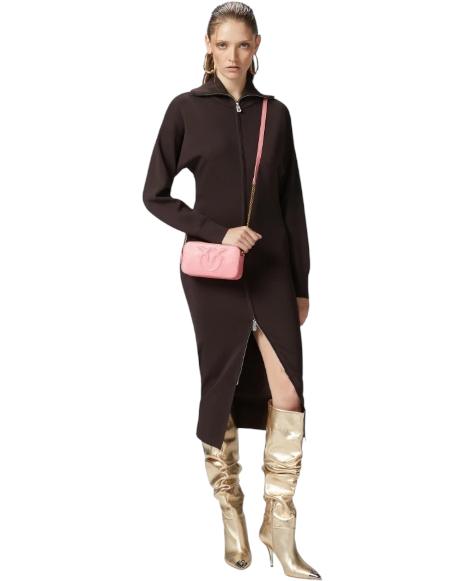 Φόρεμα Midi πλεκτό LEVULOSIO