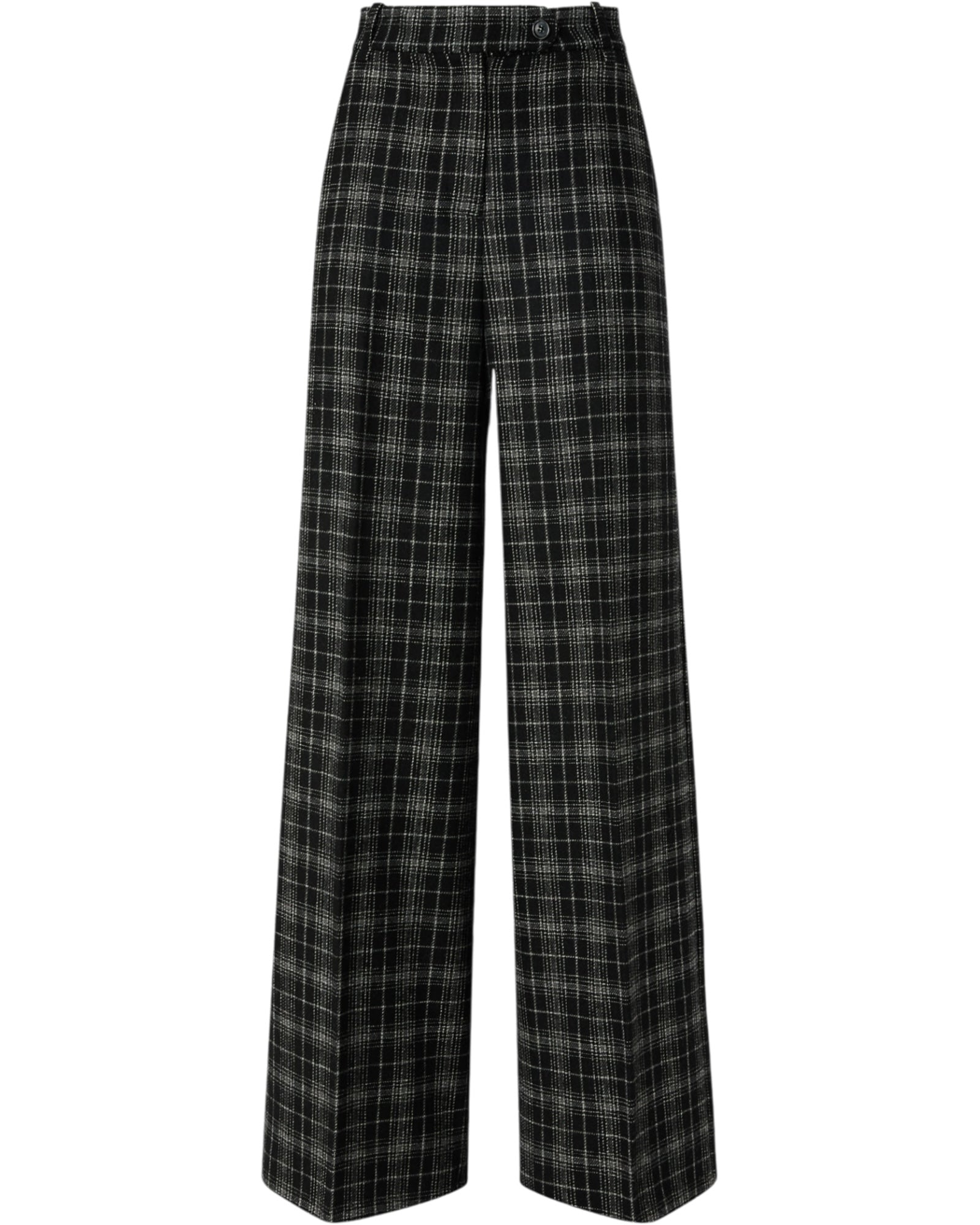 Φαρδύ καρό παντελόνι BLANCA