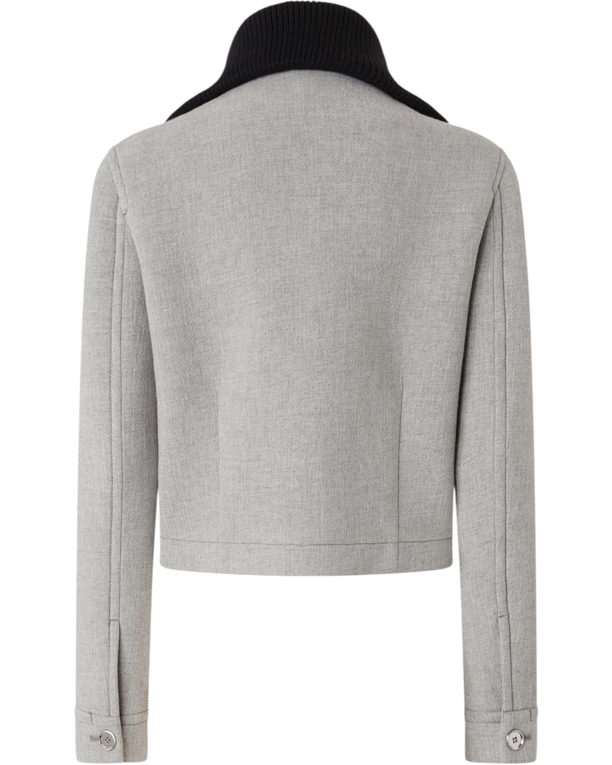 Εφαρμοστή ζακέτα με πλεκτό γιακά NAHIA