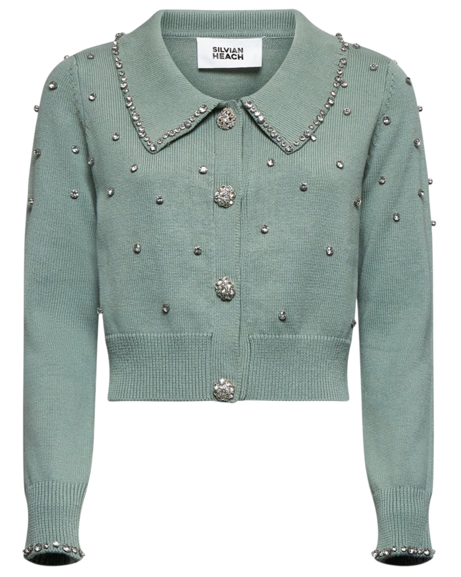 Ζακέτα με γιακά και λεπτομέρειες από κοσμήματα NOLLEY