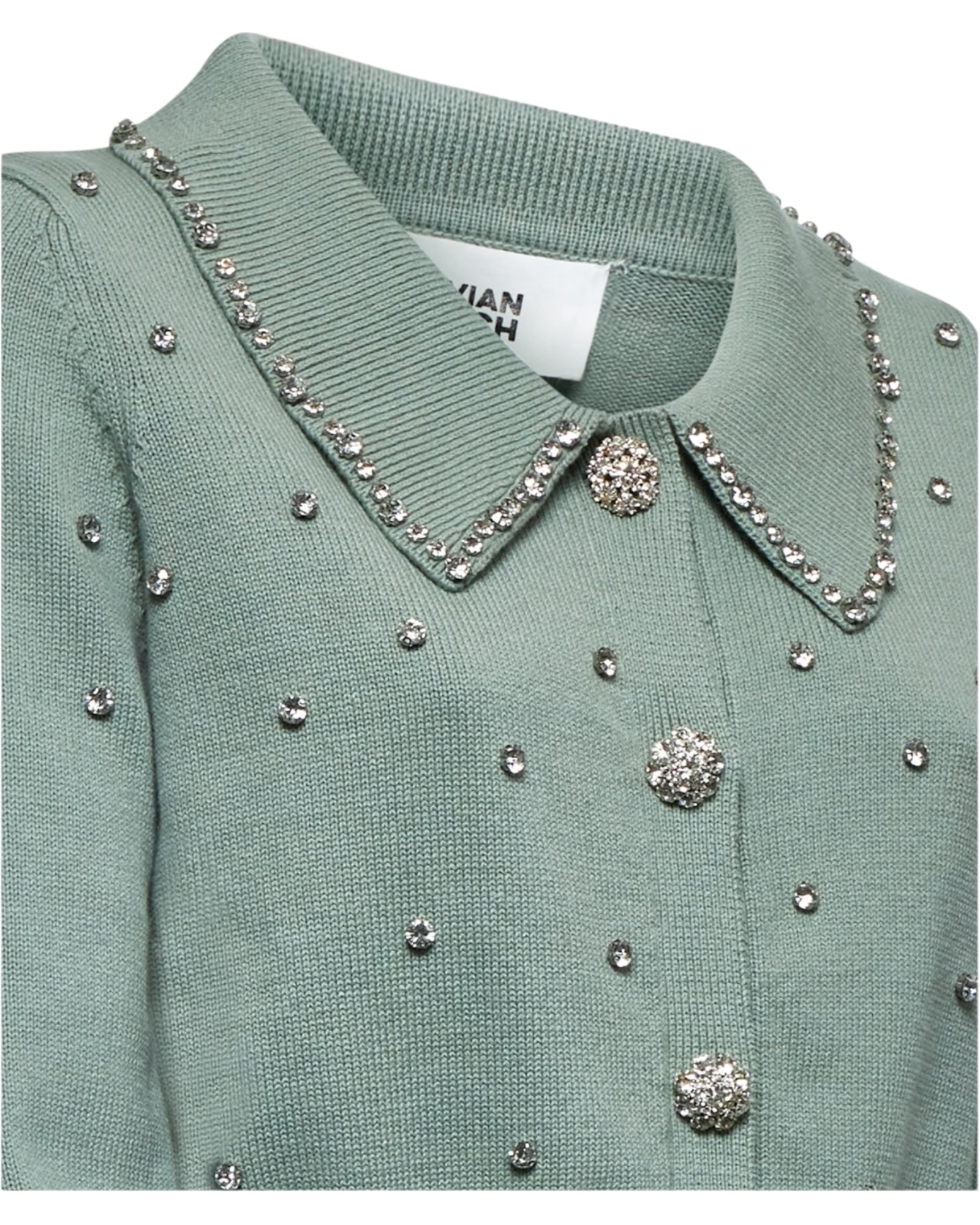 Ζακέτα με γιακά και λεπτομέρειες από κοσμήματα NOLLEY