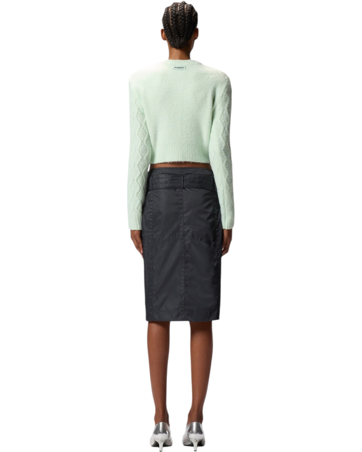 Φούστα μολύβι με ζώνη GEMA