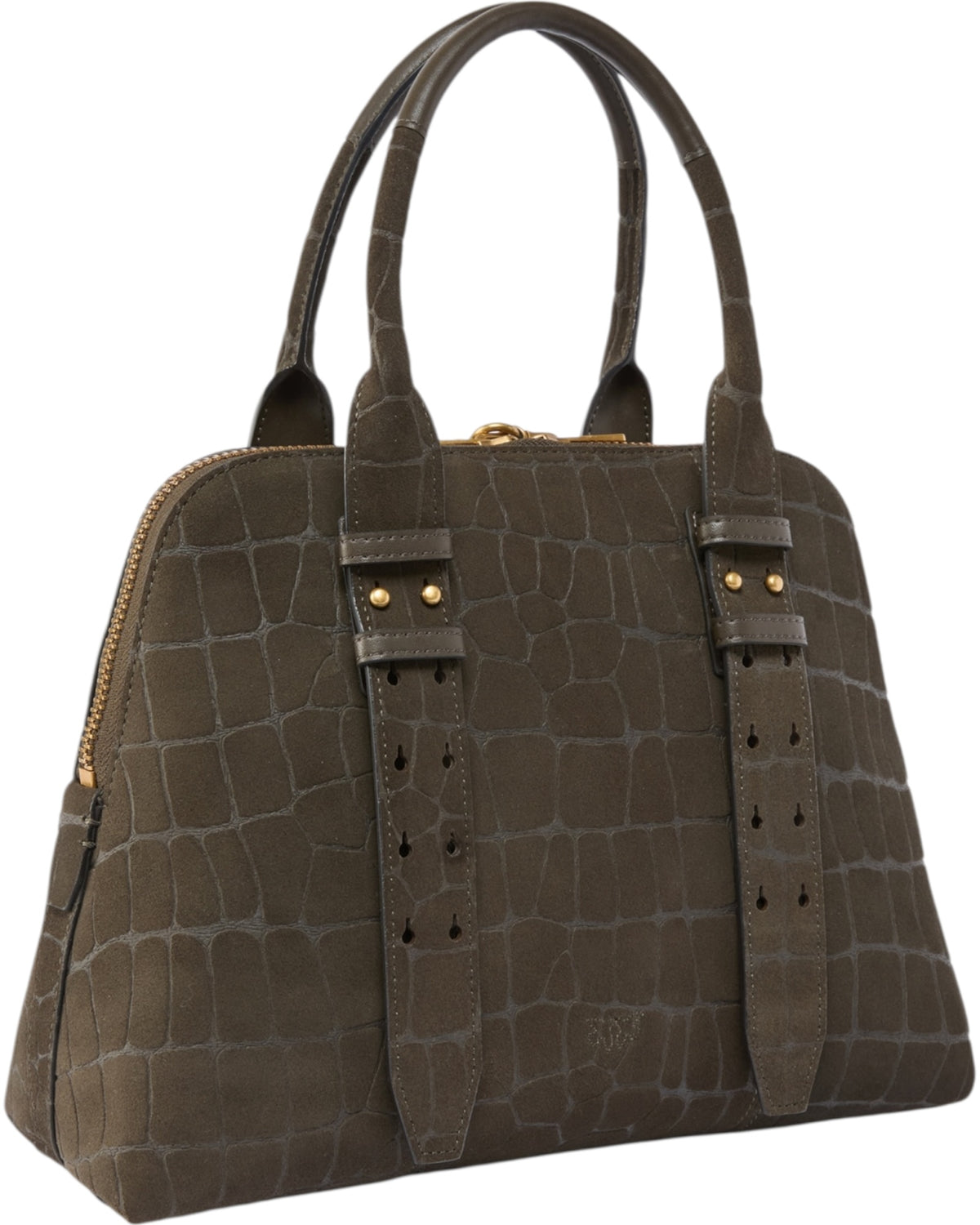 Escape Bag in crocodile-print leather