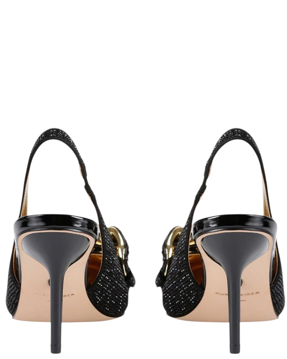 Slingback με διακοσμητική αλυσίδα CRYSTAL CHAIN