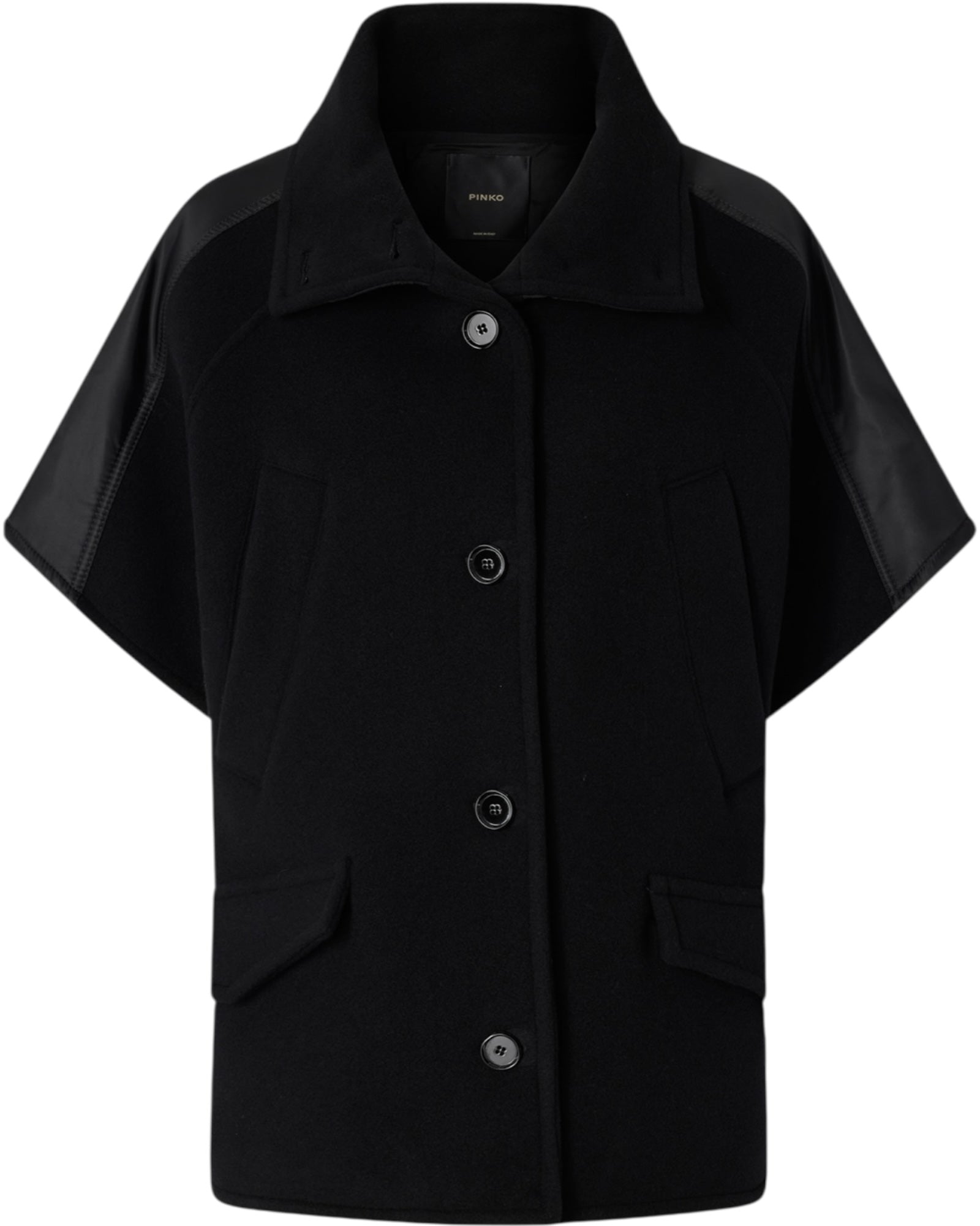 Υφασμάτινη κάπα με ψηλό λαιμό CARBONARA