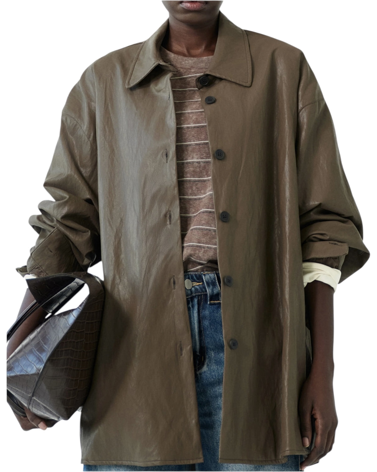 Πουκάμισο από συνθετικό δέρμα ELEH