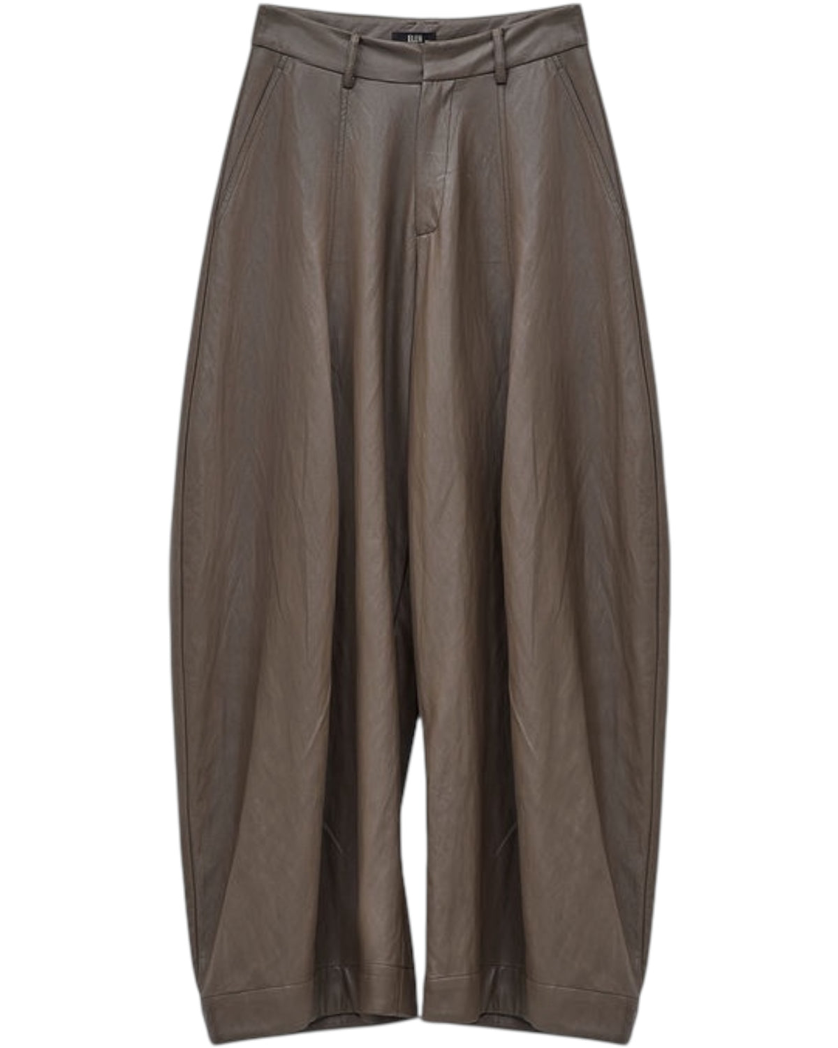 Ψηλόμεσο παντελόνι από συνθετικό δέρμα