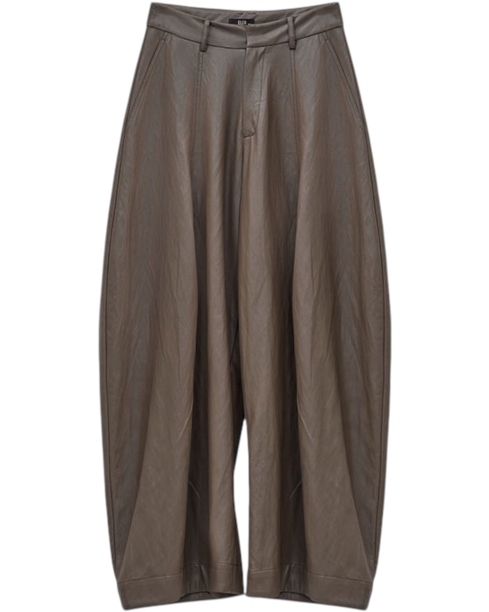 Ψηλόμεσο παντελόνι από συνθετικό δέρμα