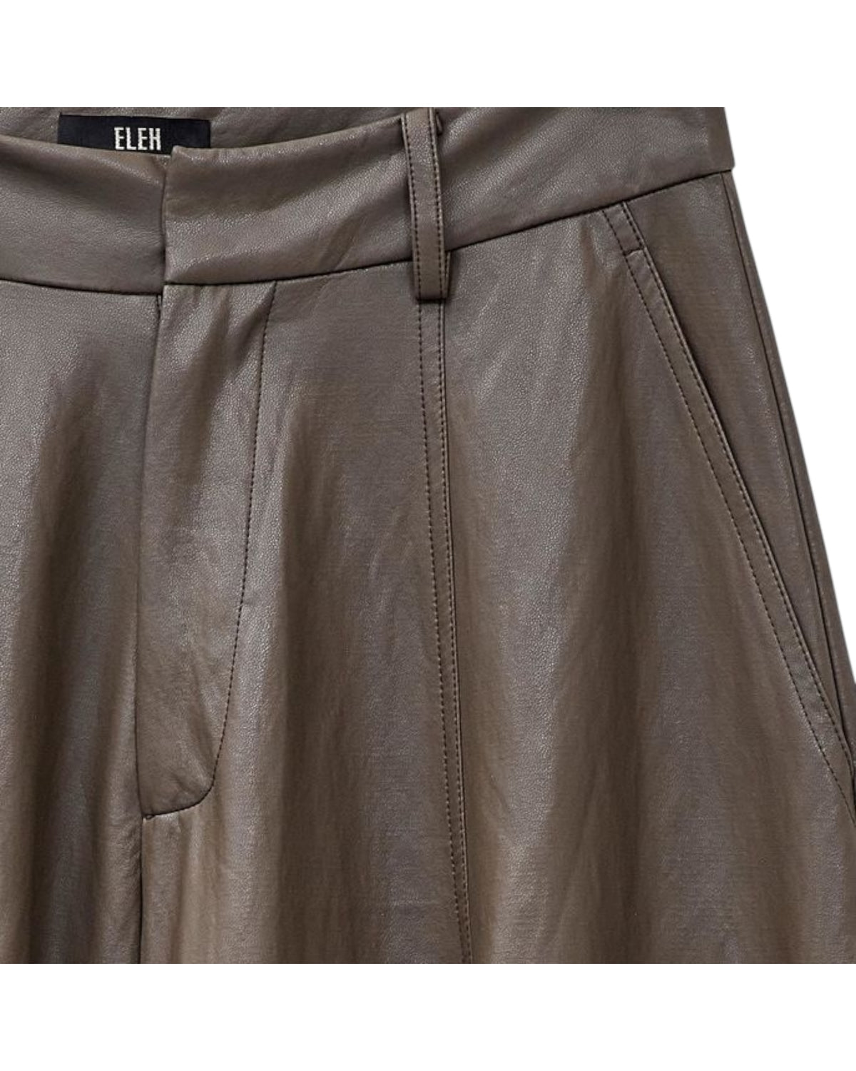 Ψηλόμεσο παντελόνι από συνθετικό δέρμα