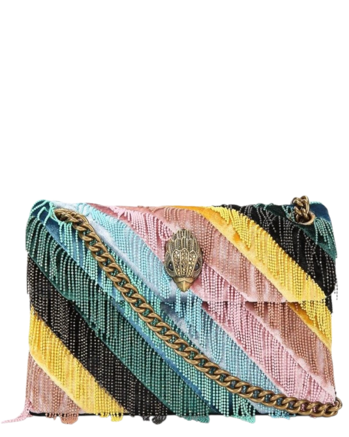 Τσάντα με κρόσσια MINI KENSINGTON FRINGES