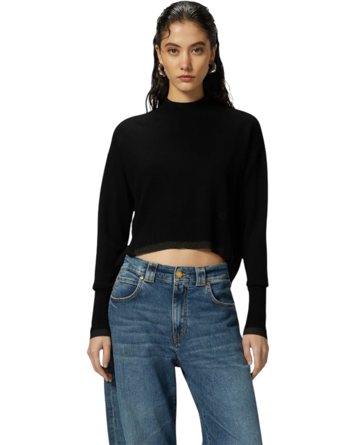 Πουλόβερ πλεκτό με κασμίρ SPUMA