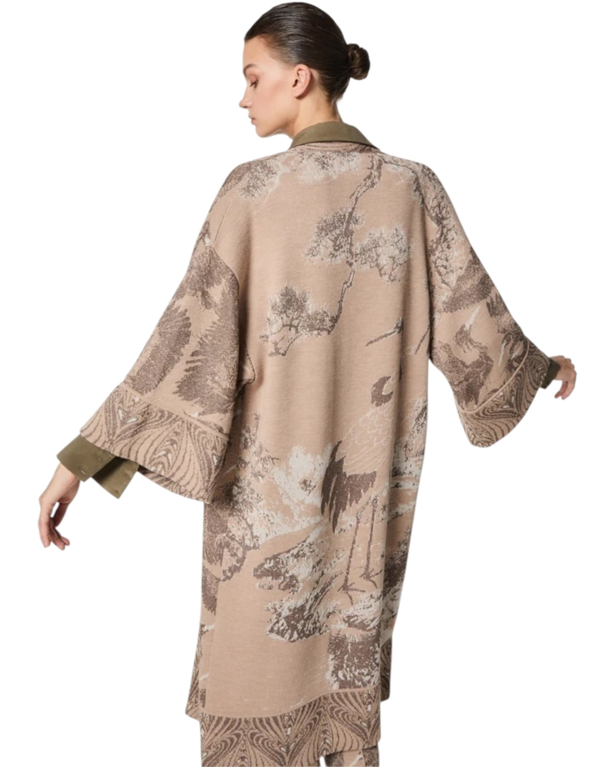 Kιμονό με μοτίβο JAQUARD