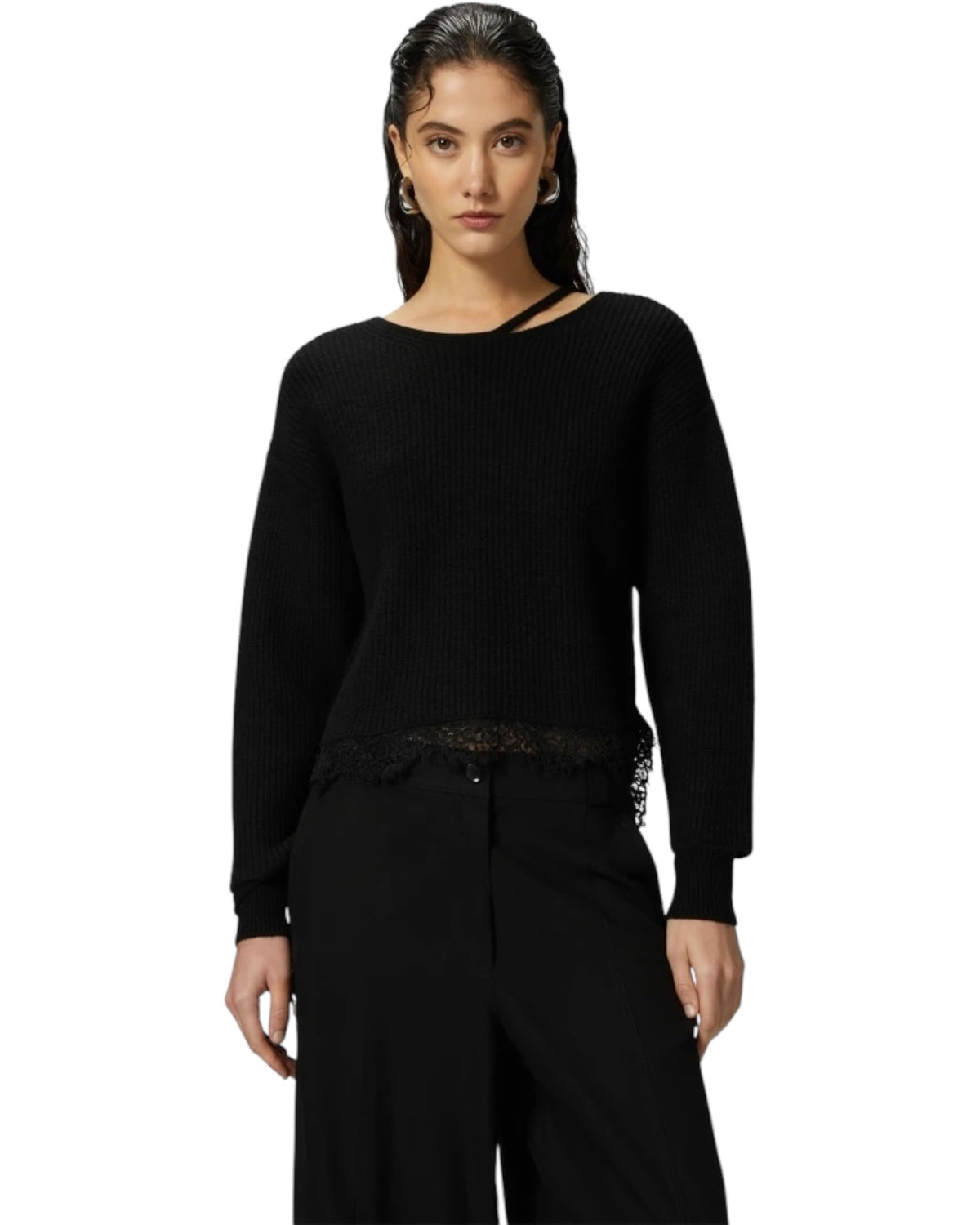 Πουλόβερ με δαντέλα DAMIGIANA