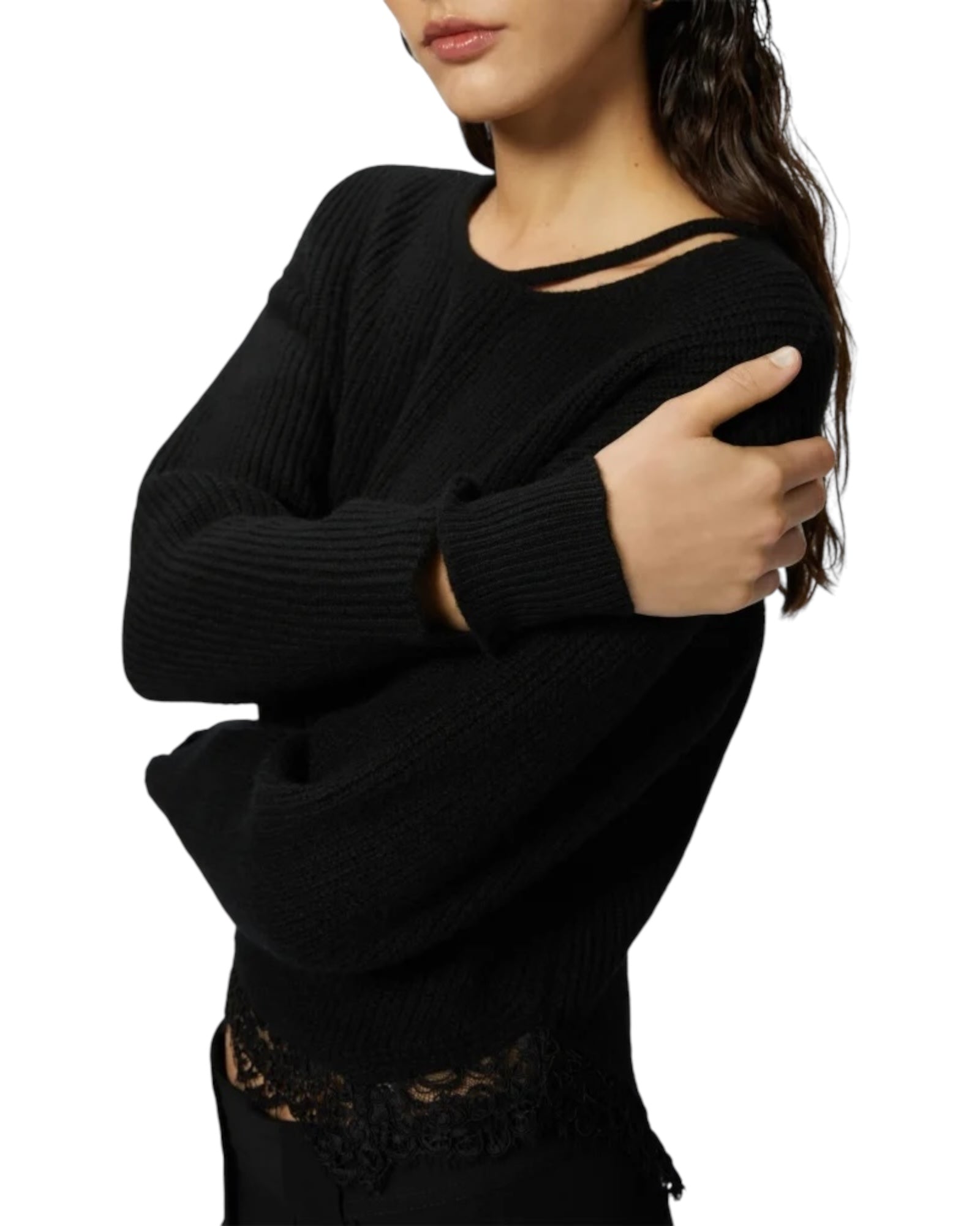 Πουλόβερ με δαντέλα DAMIGIANA