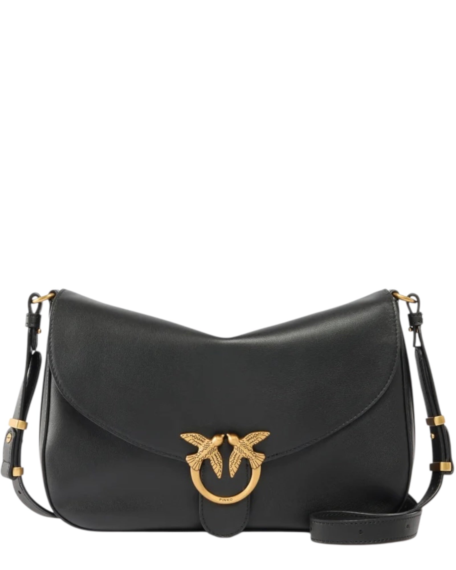 Δερμάτινη τσάντα με αγκράφα LOVE SATCHEL CLASSIC