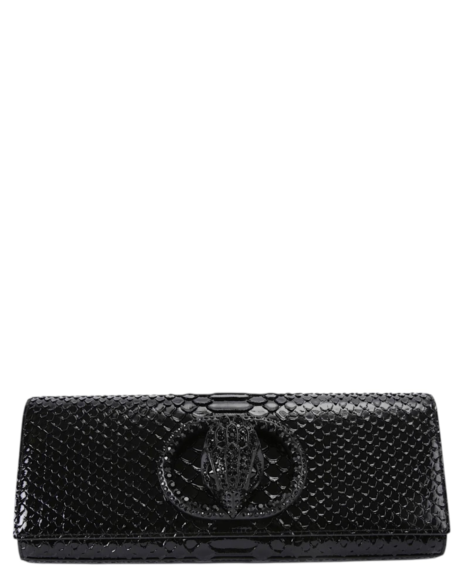 Δερμάτινη τσάντα με ανάγλυφο σχέδιο φιδιού CHELSEA LONG CLUTCH