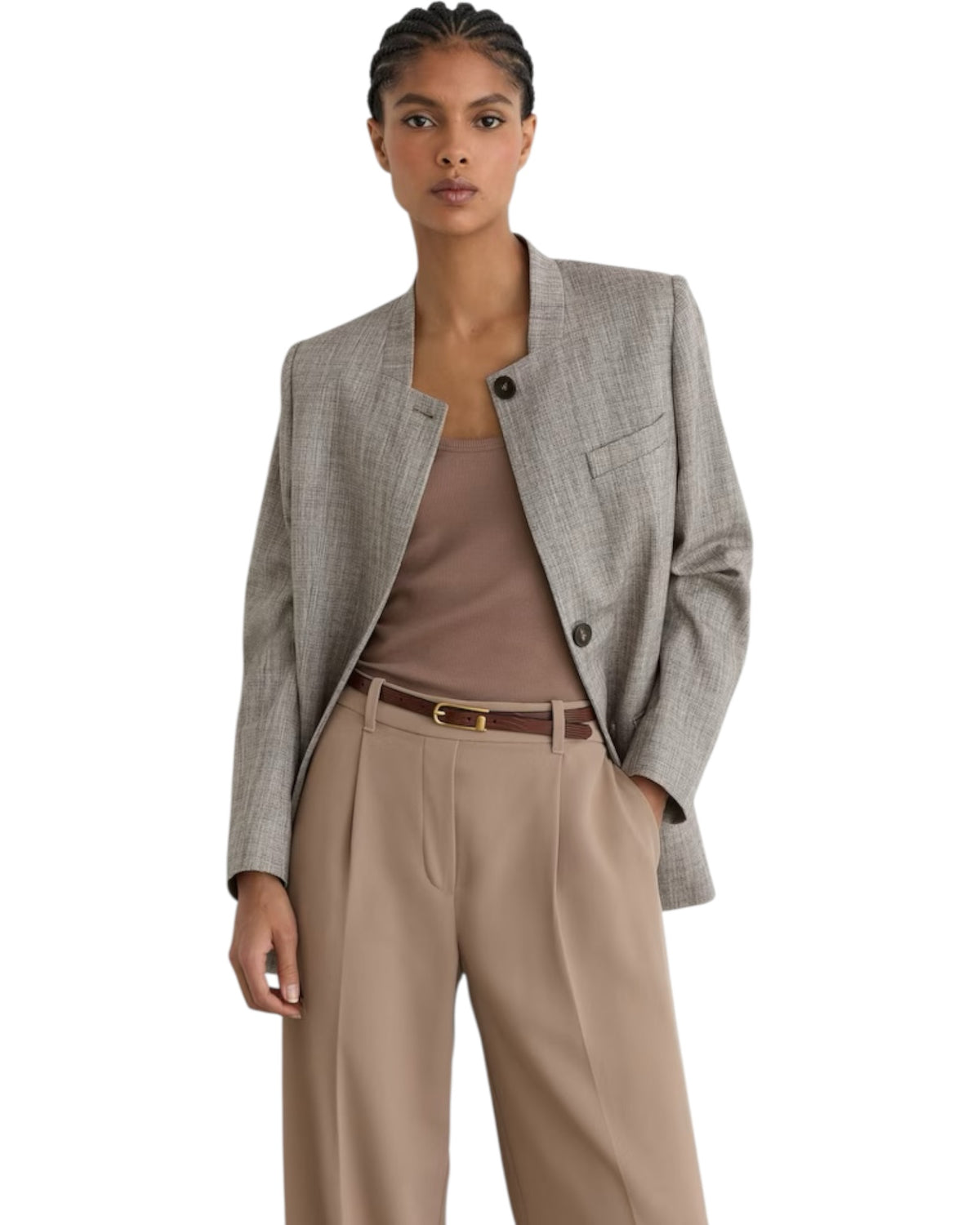 Παντελόνια Twill με λάστιχο στη μέση EDEN