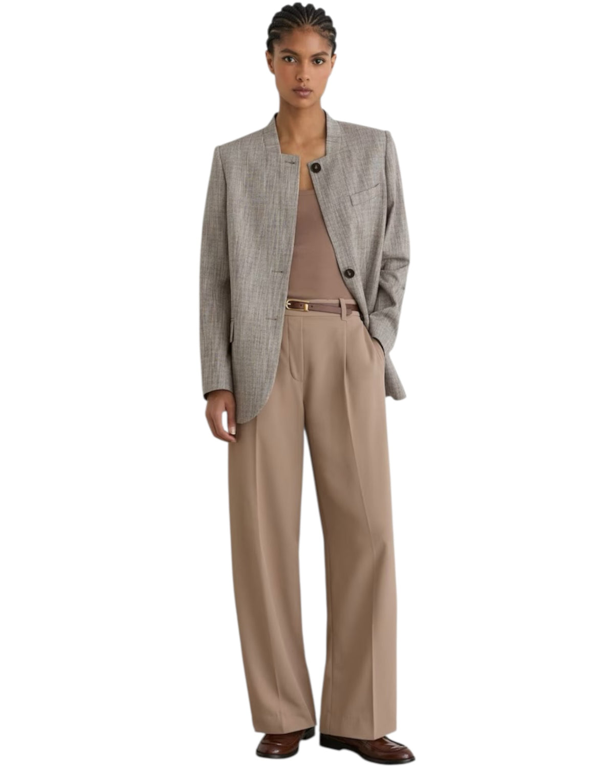 Παντελόνια Twill με λάστιχο στη μέση EDEN