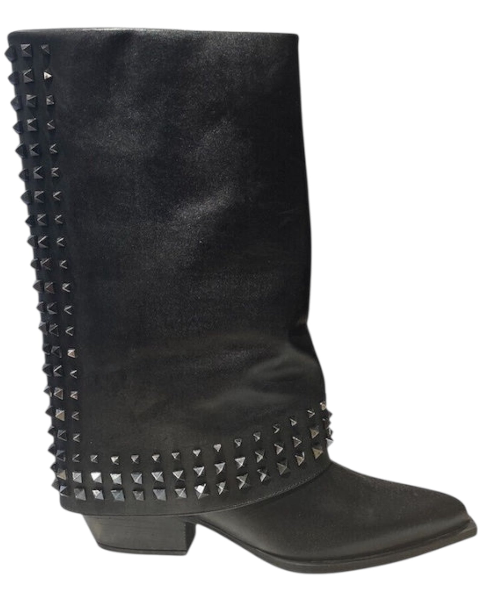 Δερμάτινες μπότες με τρουκς