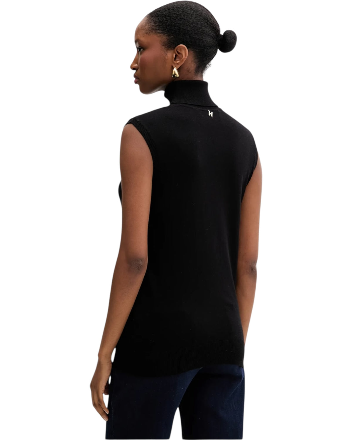 Αμάνικο πλεκτό με ζιβάγκο WARMI