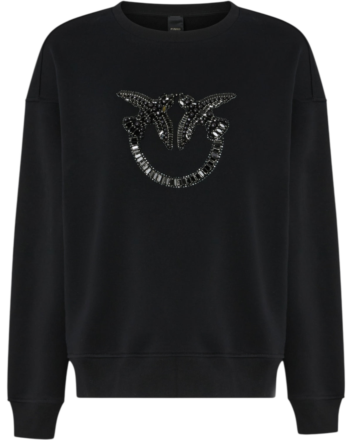 Φούτερ με κέντημα και κοσμήματα Love Birds NELLY