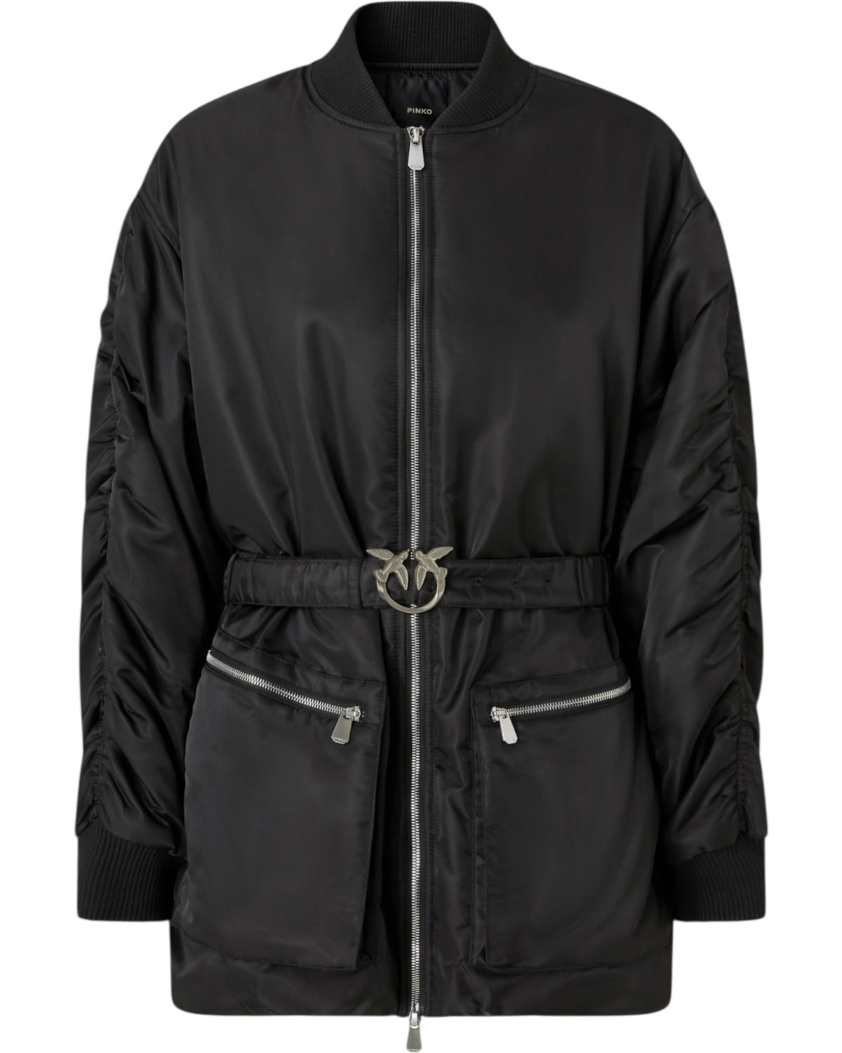 Μακρύ μπουφάν με ζώνη BACON