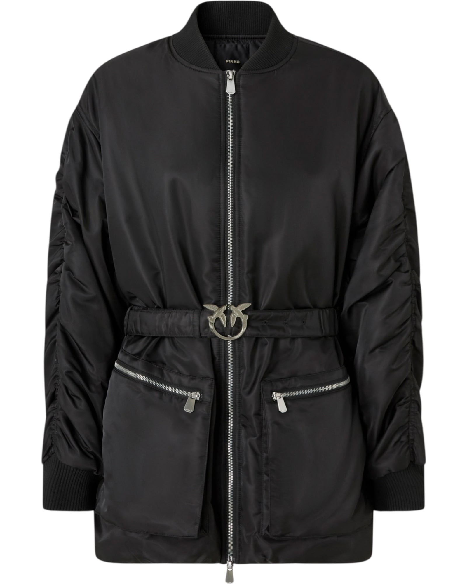 Μακρύ μπουφάν με ζώνη BACON