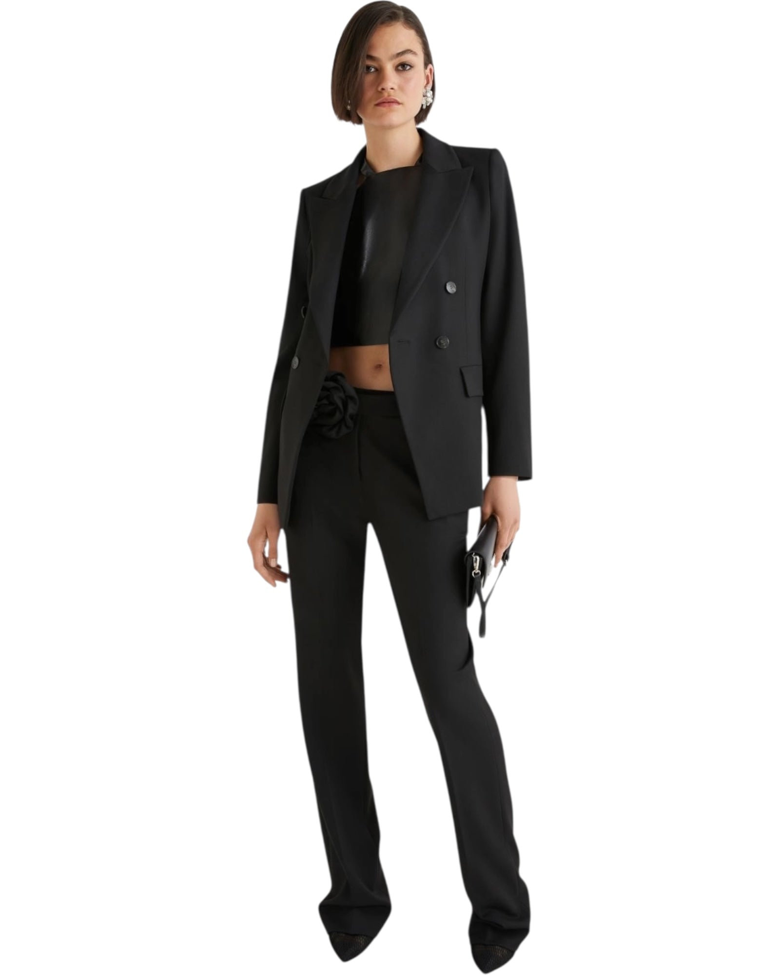 Αμάνικο τοπ από δέρμα DUERO