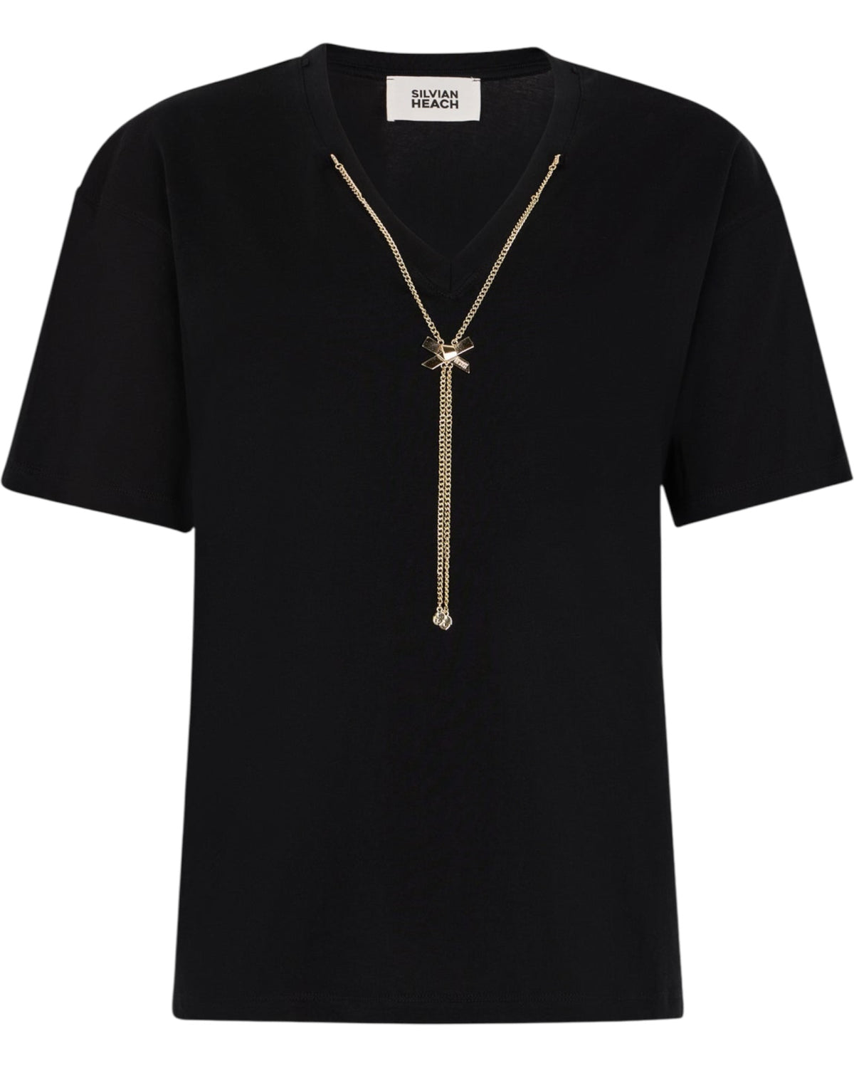 T-shirt με Χρυσή Αλυσίδα STERA