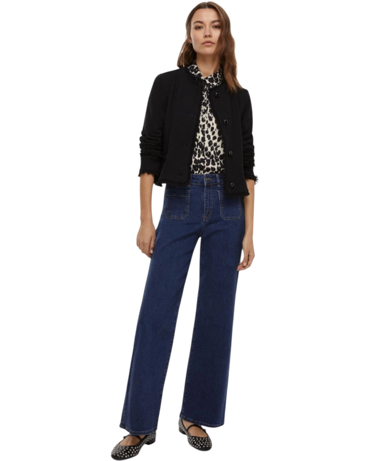 Animal print πουκάμισο OLIVIA