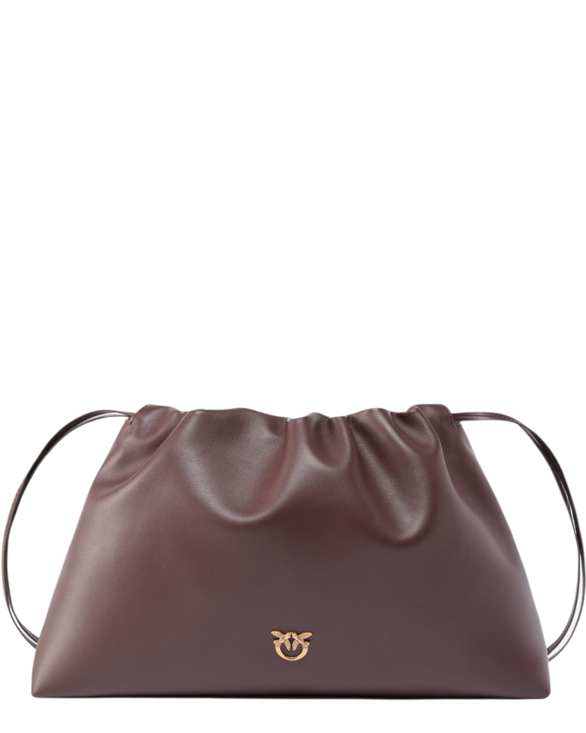 Δερμάτινη τσάντα ώμου MAXI CLUTCH+TRACOLLA