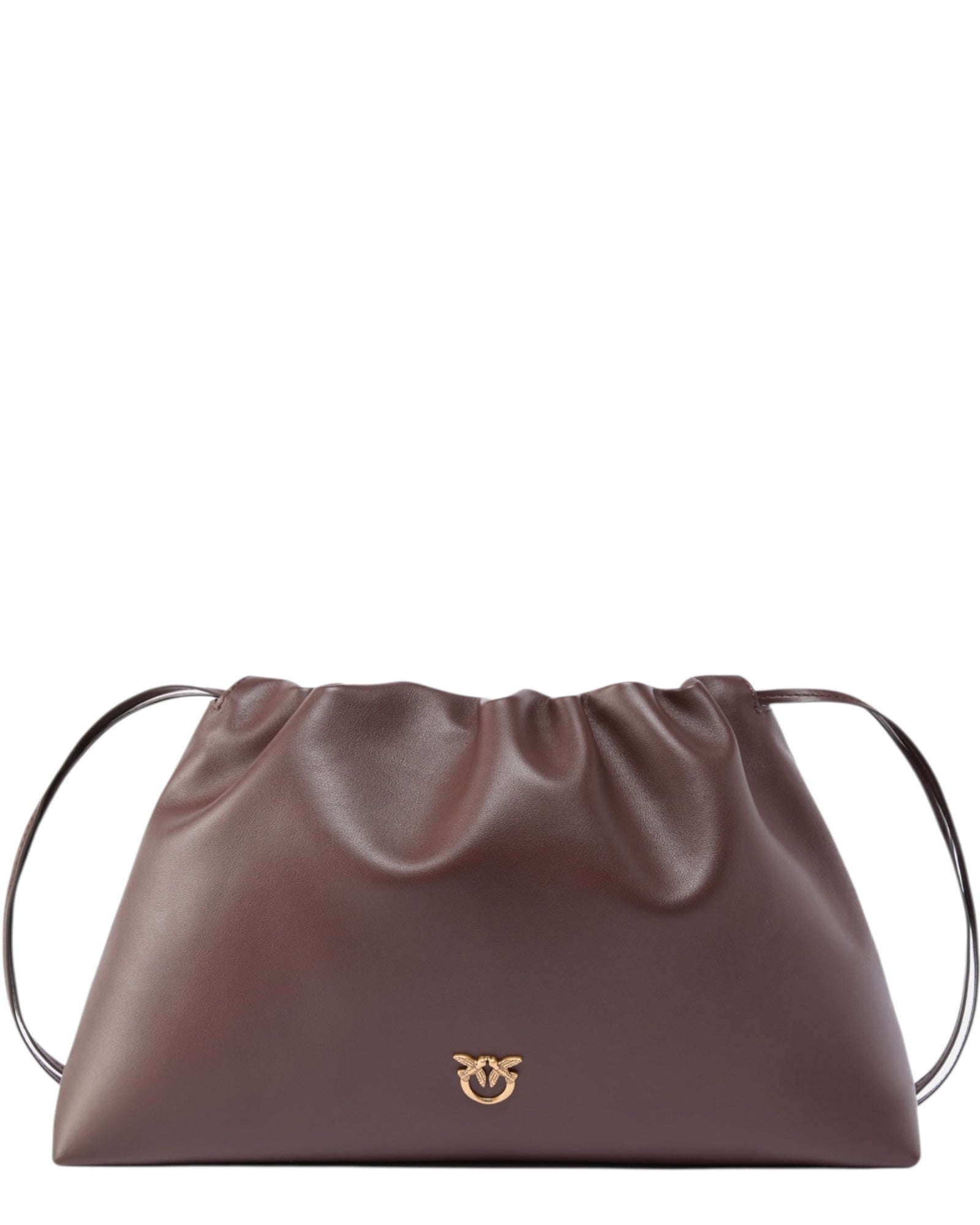 Δερμάτινη τσάντα ώμου MAXI CLUTCH+TRACOLLA