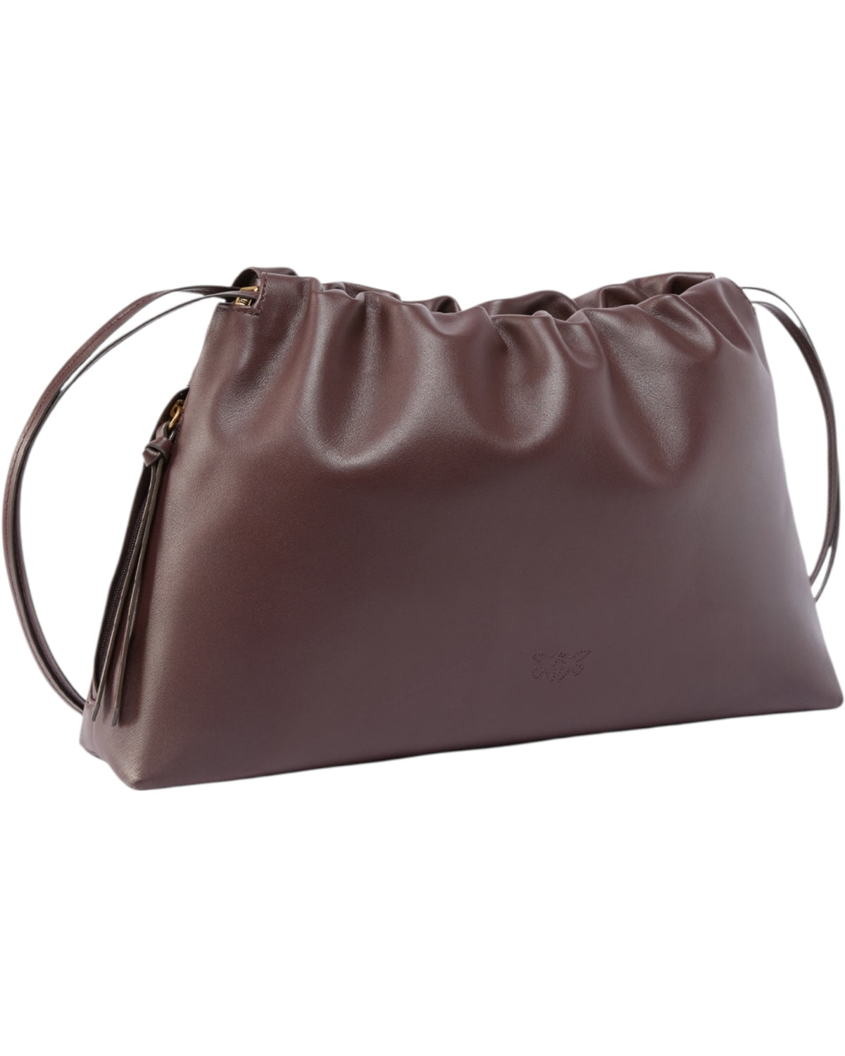 Δερμάτινη τσάντα ώμου MAXI CLUTCH+TRACOLLA