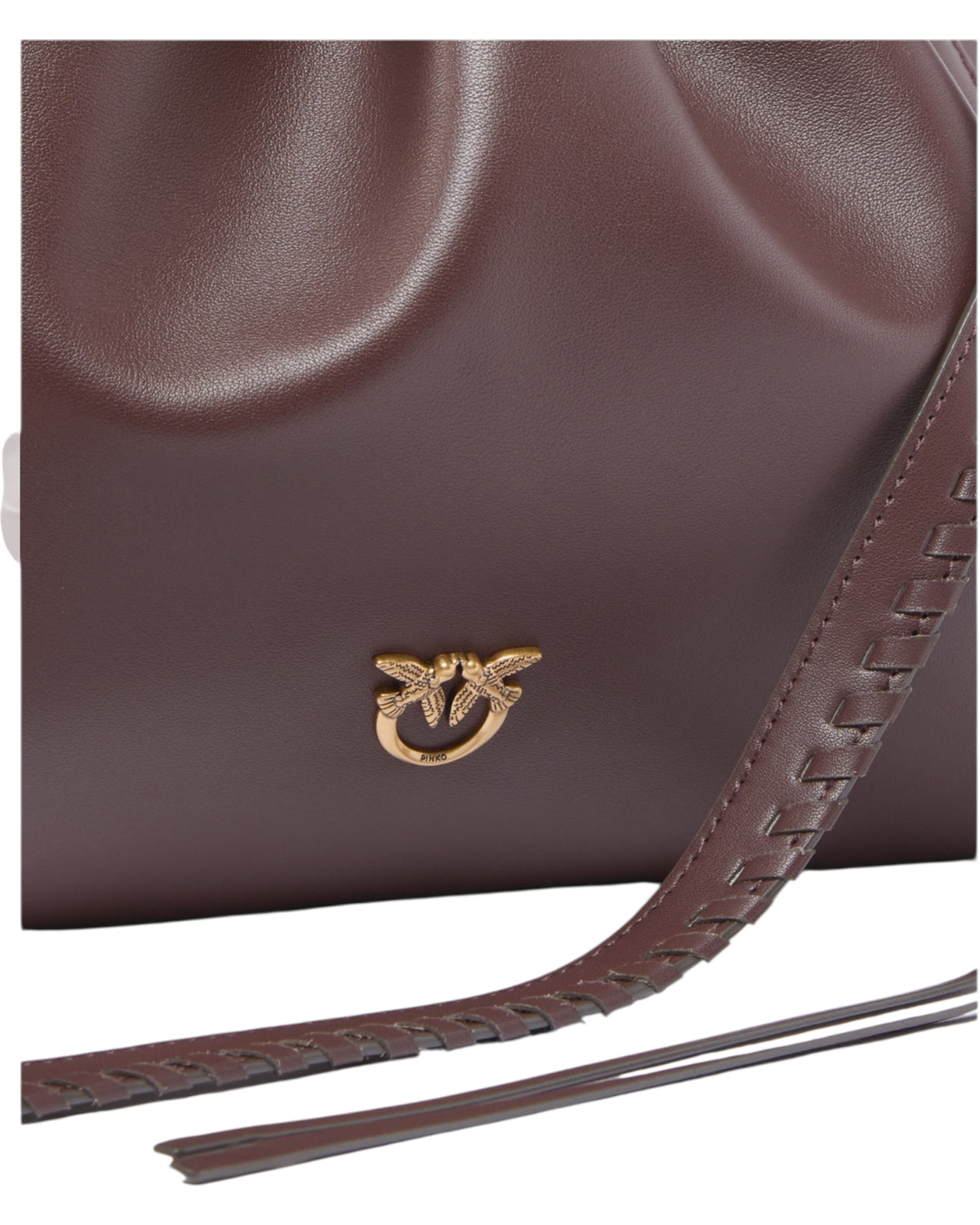 Δερμάτινη τσάντα ώμου MAXI CLUTCH+TRACOLLA