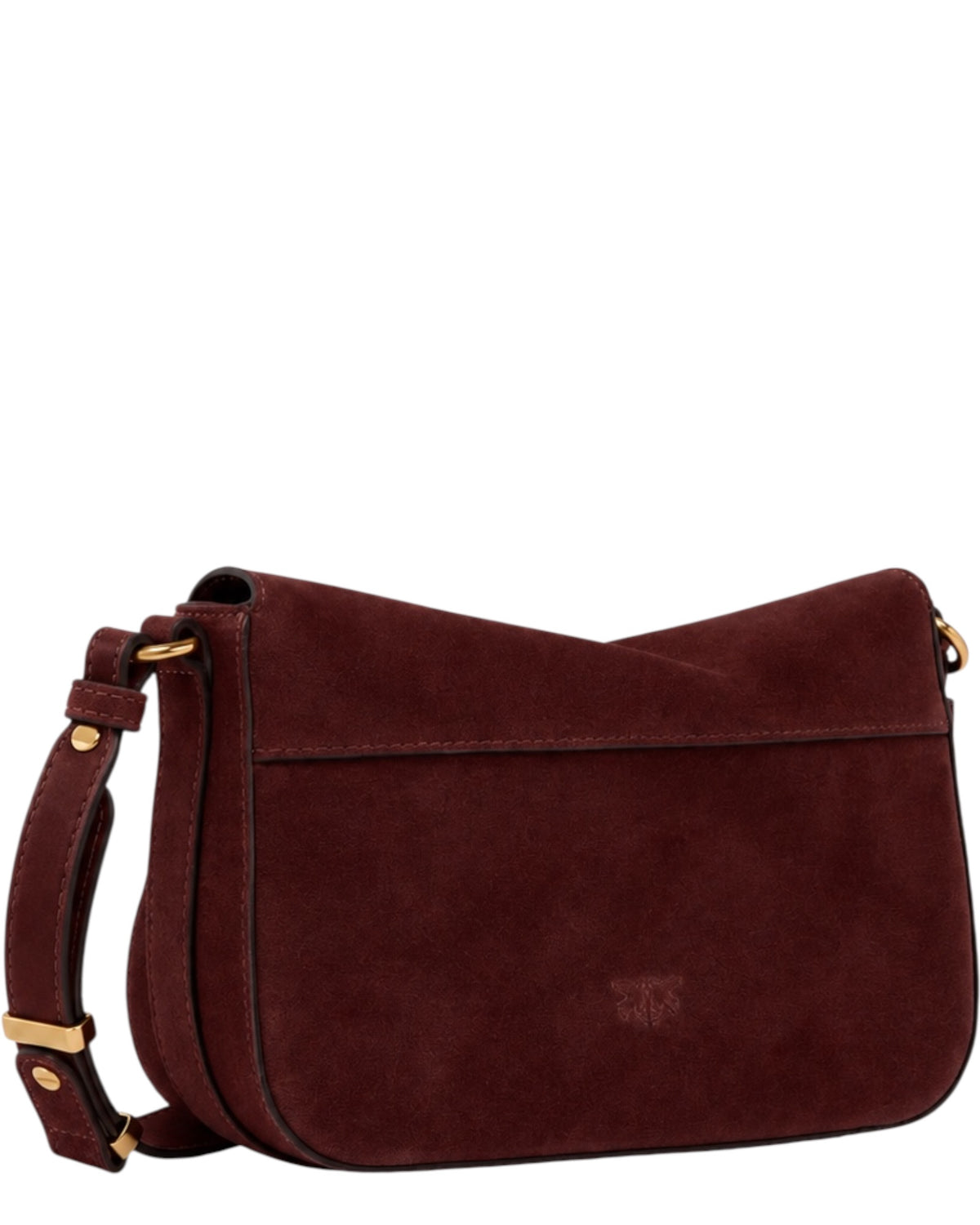 Τσάντα χιαστί σουέτ LOVE SATCHEL