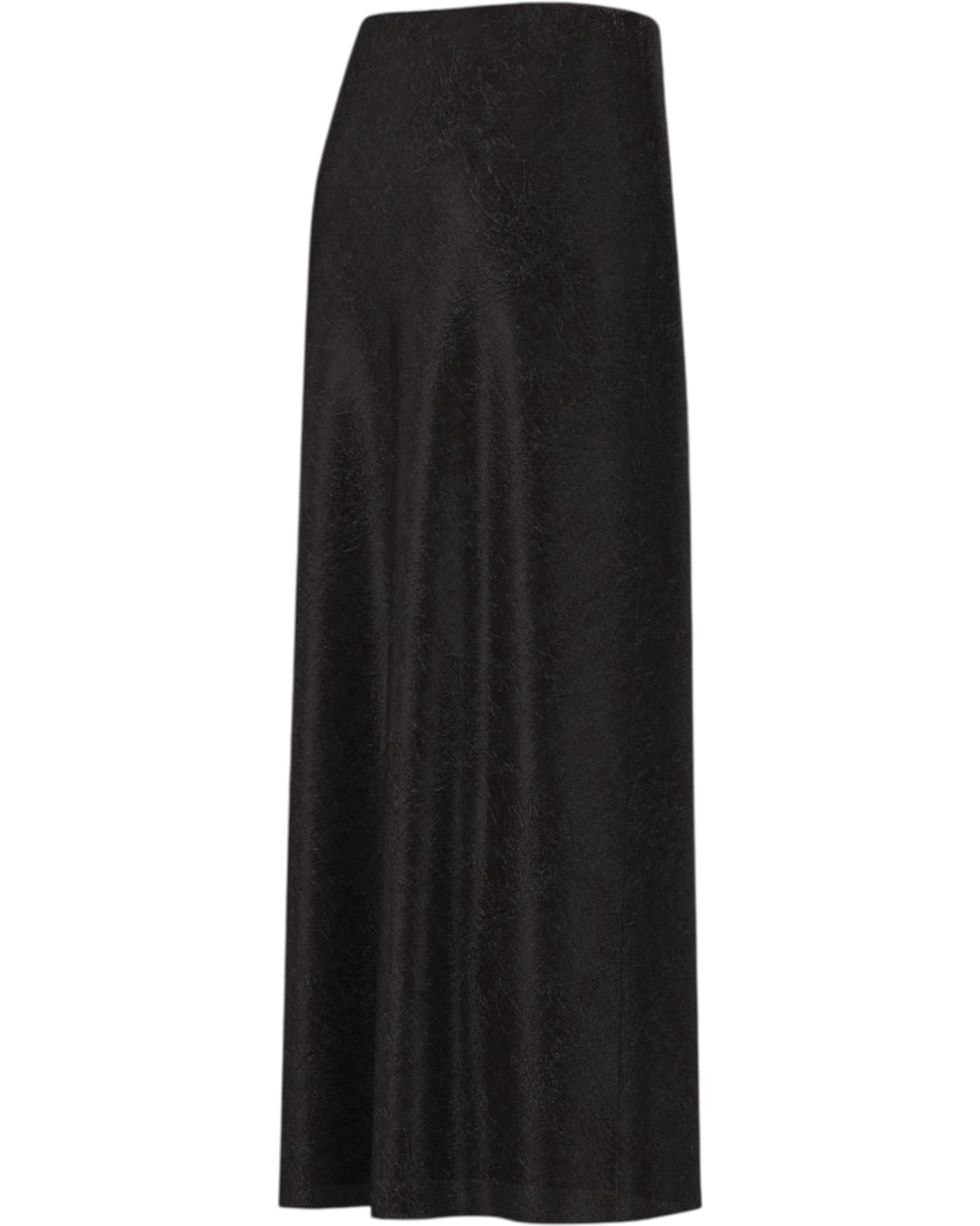 Σατέν φούστα με τσαλακώματα POMEZ