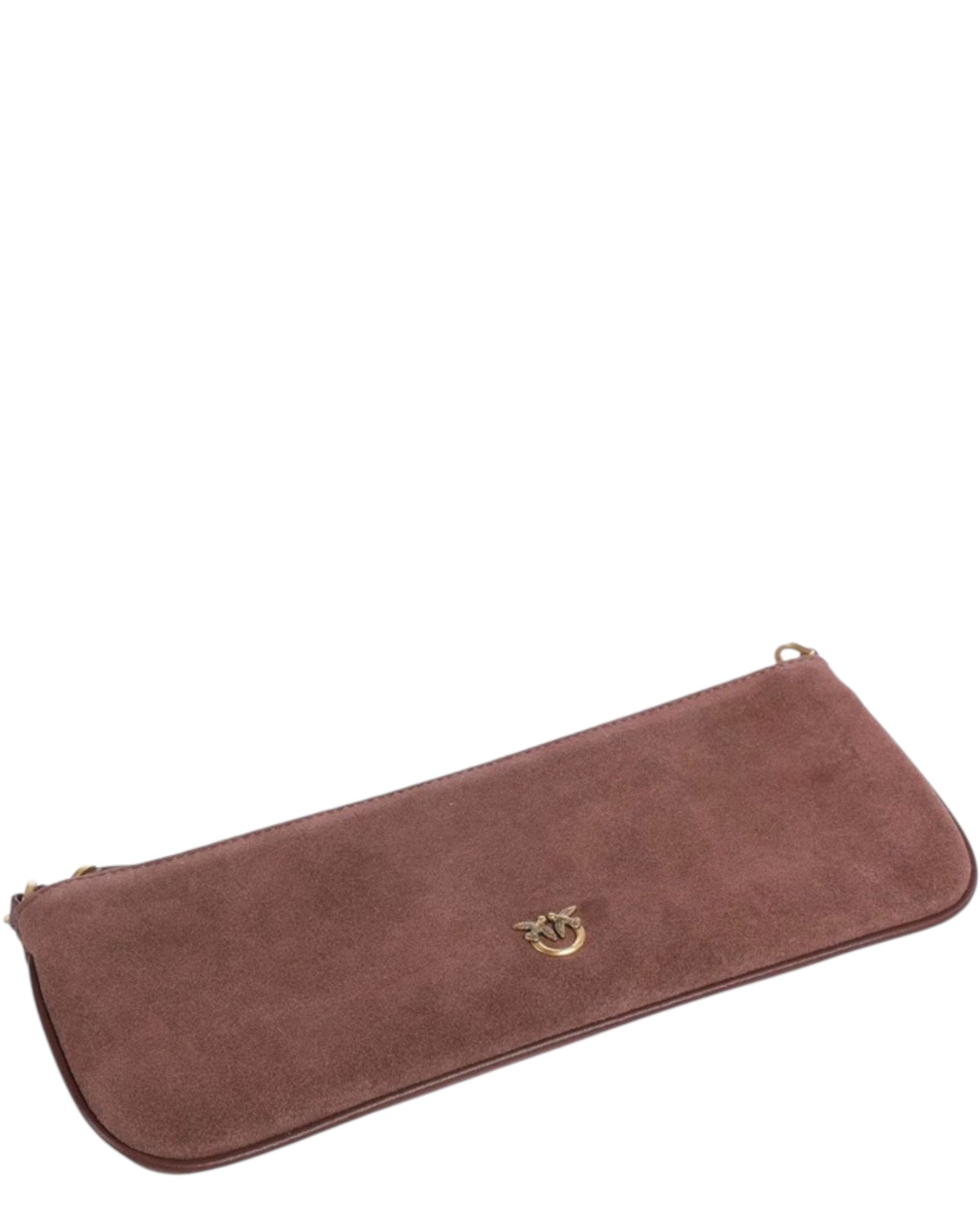 Μικρή τσάντα suede NEW HORIZONTAL FLAT SUEDE