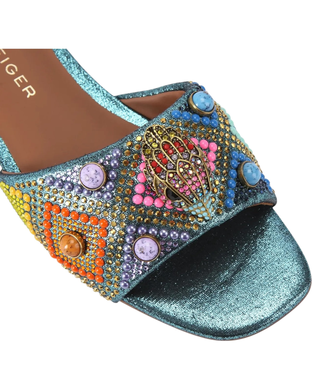 Πέδιλο flat με πέτρες KENSINGTON JEWEL