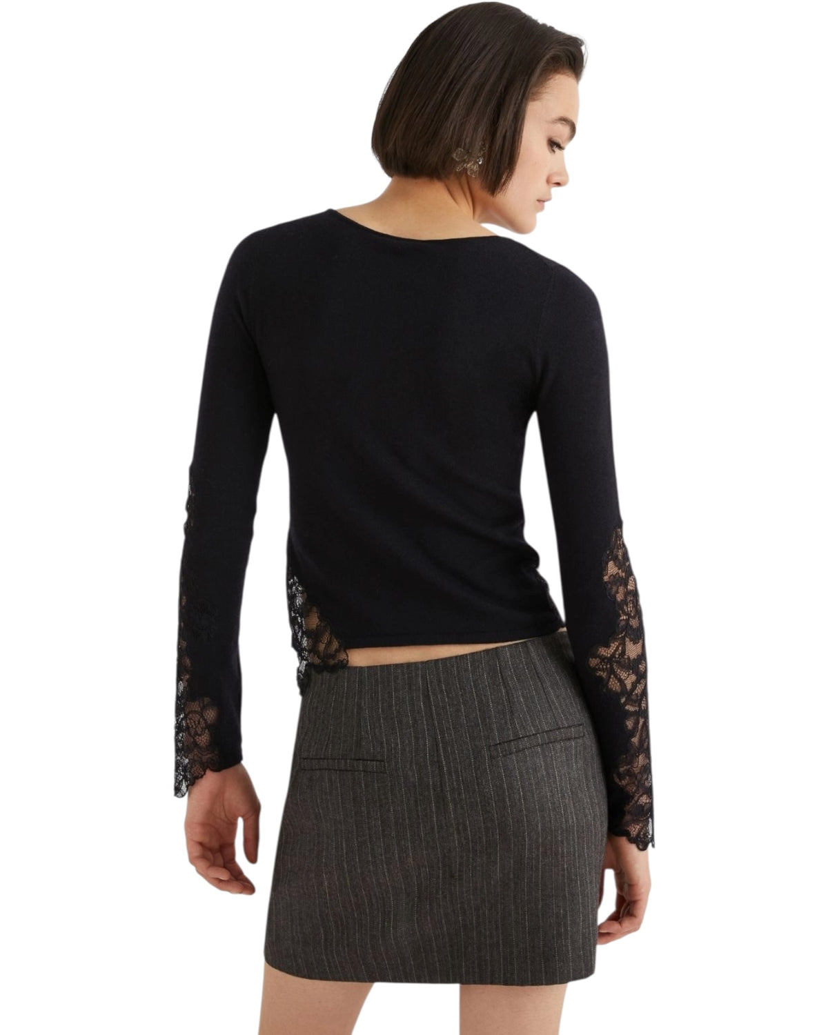 Πουλόβερ με δαντέλα TORSO