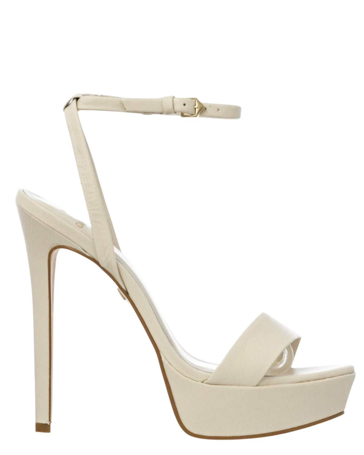 Πέδιλα ψηλά με λεπτό τακούνι