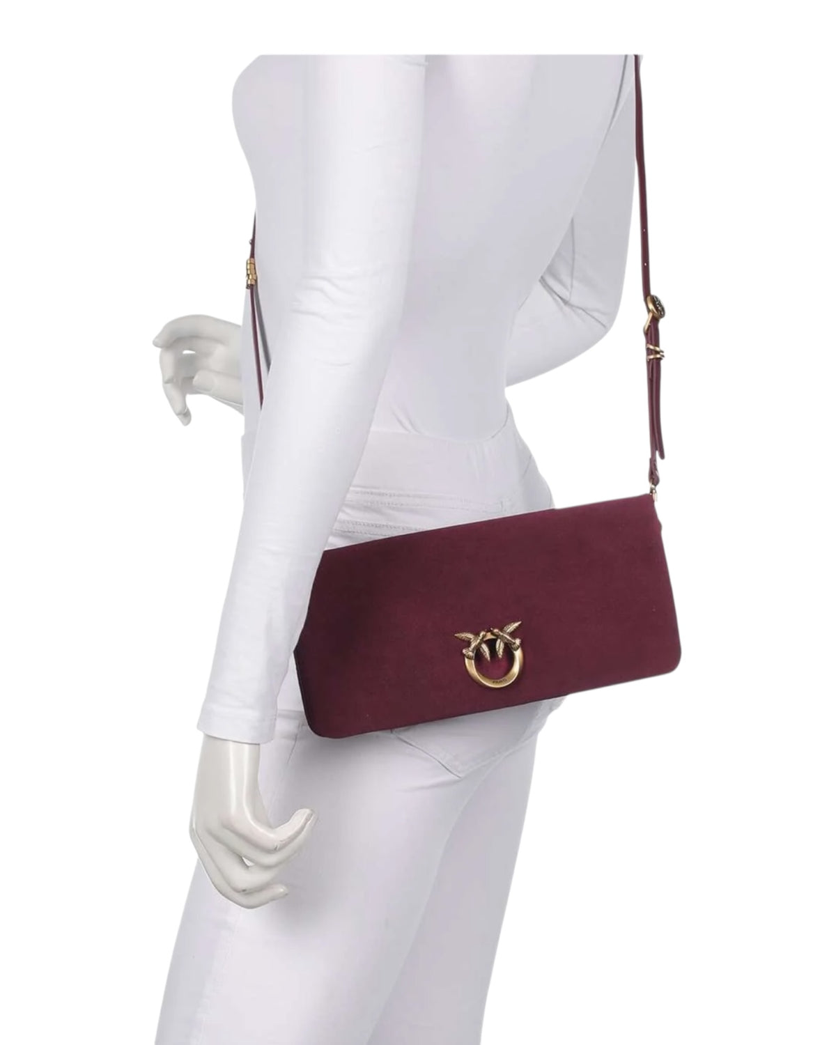 Δερμάτινο τσαντάκι Love Bag Click Soft Horizontal